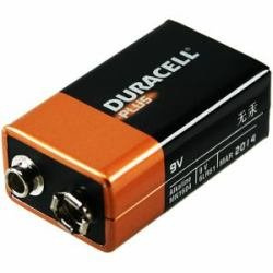 10 piles alcalines Duracell Plus, 9 V