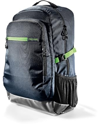 Festool Rucksack | Außenmaterial Polyester 840D 2-tone PU-laminiert – Innenmaterial Polyester 400D – Maße Hauptfach 50 cm x 28 cm