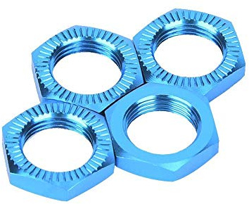 Radmuttern, Leichtgewicht Aluminiumlegierung M12, 17mm Schraubenschlüssel Upgrade Teil, for 1/8 RC Auto Enthusiast und Offroad Modellbau