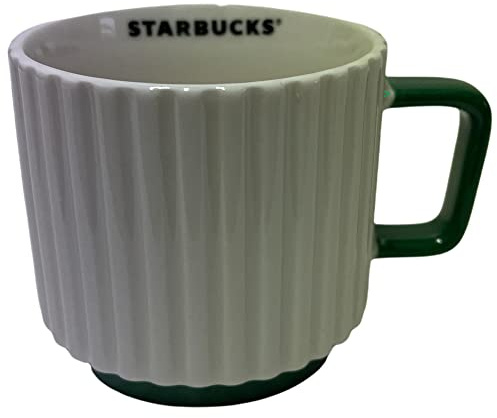 Starbucks Sammeltasse Pillar grün weiß Collectors Mug Tasse