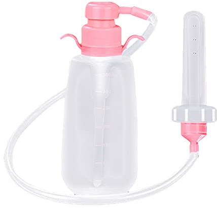 Reusable Vaginal Douche 350ml Vaginal Washer Cleanser Bidet Bottle Vagina Irrigator Bidet Flusher for Women Daily Wash