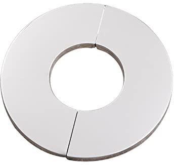 Edelstahl-Wasserrohr-Abdeckung, Wandflansch, selbstklebend, dekorative Abdeckkappe for Dusche, Bad, Küchenarmatur, Zubehör (Color : B 28mm, Size : 1)