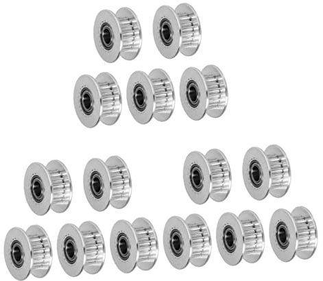 iplusmile 15stücke Aluminium Zähne Idler Pulley Bohrung Synchronrad Mit Riemenbreite Wahl Für Präzise Druck-projekte