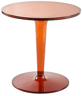 Table D'appoint Table de bord en acrylique nordique Simple Table à thé transparente balcon petite Table ronde Table d'angle créative petite Table basse moderne Petite Table Basse ( Color : Tawny overa