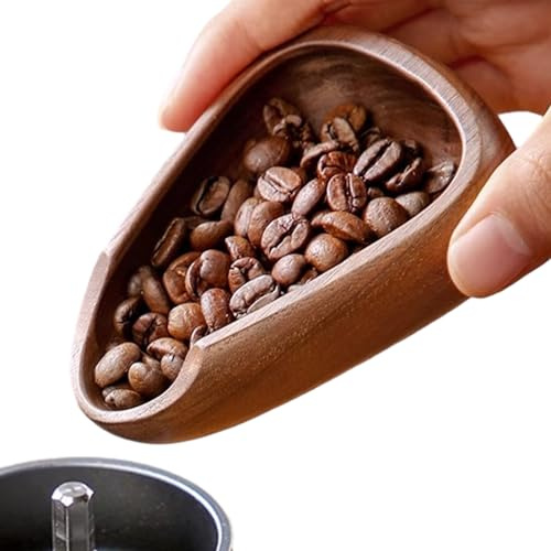 Chansunokku Kaffee Dosiertablett Kaffeelöffel Aus Holz, Kaffeebohnen Dosierbecher Holzschaufel, Tee Dosierschale Multifunktions Messlöffel Für Mehl/teeblatt/kaffeebohnen/süßigkeiten/gewürze