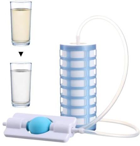 Xistuoz Filtre à eau d'extérieur | Filtre à sédiments pour camping, purificateur d'eau léger, équipement de camping portable, système de purification de l'eau de survie