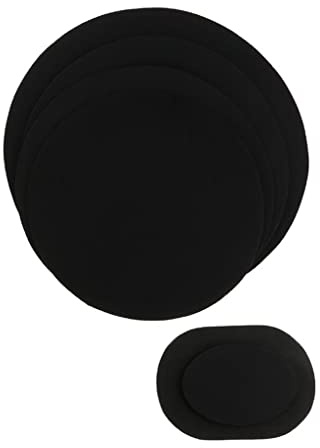 Juego de 8 almohadillas silenciosas de espuma para Tom-Tom, Snare, bombo y platillo, práctica silenciosamente con resistencia al impacto, para uso doméstico, se adapta a tambores de 12 a 16 pulgadas,