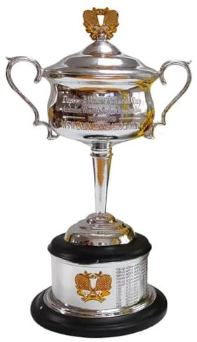 SWAYVES Replica Trofeo Femminile Singolo Tennis Campionato Trofeo Coppa Commemorativa Trofei Campioni Tennis Fan Home Collezionabili