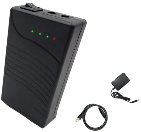 HJGHY 36W 12V 1800mAh 2200mAh 2600mAh 3000mAh 3400mAh Batteria agli ioni di Litio Ricaricabile 12V/5V Doppia Uscita Batteria Esterna Power Bank,12v,2200mAh
