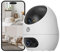 Beans View 3K+3K (5MP+5MP) Telecamera per interni a doppio obiettivo, Sicurezza a 360°, 512 GB di memoria della scheda SD, 2.4GHz, Lavora con Alexa, Chiamata Bidirezionale, Rilevamento di persone D220