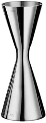 QuxetlRyz Jigger 2 Piezas de 45 ml/60 ml, medidor de cóctel de Superficie Lisa, tamaño pequeño, Vaso medidor Doble, coctelera for Fiestas(45ml)