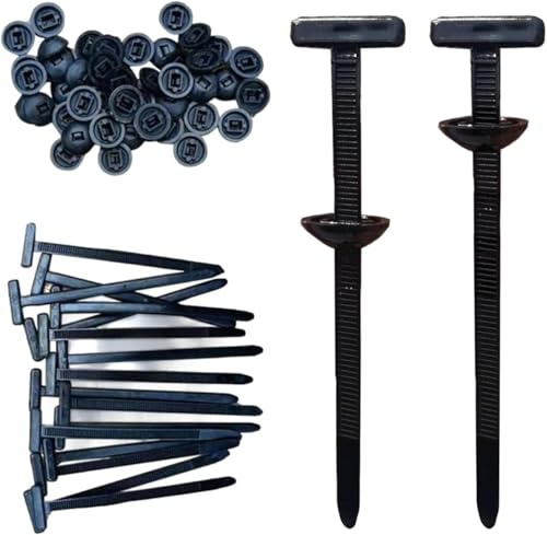 Hebilla universal de nailon, soporte de bridas de nailon autobloqueante, clips de retención de parachoques, cremalleras negras resistentes a los rayos UV, herramienta de bridas de plástico multiusos