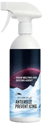 Scheibenenteiser – 120 ml Enteiser-Spray, Frostschutz-Schneeschmelzmittel, schnell wirkender Enteiser für Autos, SUVs, LKWs, Fenster, Spiegel, Schlüssel, Schlösser, Winter, Outdoor