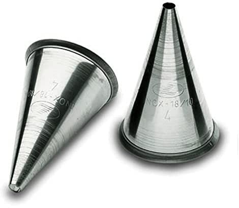 Lacor 68915 - Pack 6 Boquilla Redonda Acero Inoxidable 15cm - Cocina | En acero inoxidable, para un uso práctico y profesional en cocina; ideal para cocina profesional y uso diario en casa