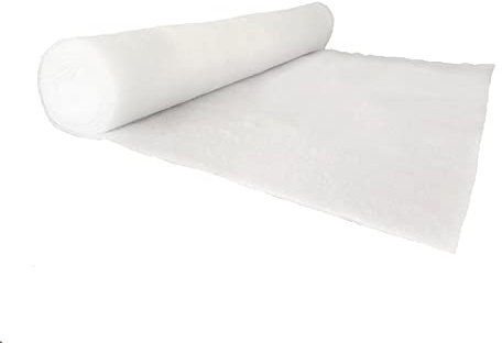 pemmiproducts Volumenvlies, 80g/m², 1,5 m x 5 m, ca. 8 mm dick, 100% Polyester, Patchworkvlies, Polstervlies, Vliesstoff, Polsterwatte, Watte