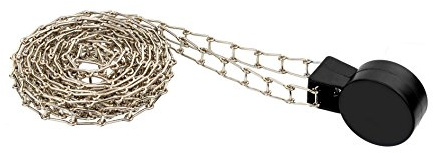 Bresser Metallkette für Hintergrundsysteme MB-1, MB-2, MB-3, für schwere Papier- oder Vinylhintergründe, mit Gewicht für gerade Hängung