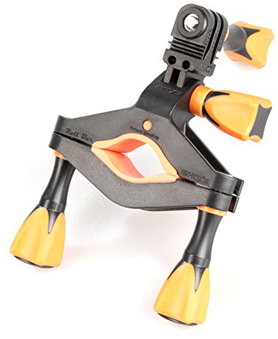 iSHOXS BigBar Bike Mount | Vélo Fixation | Compatible avec GoPro et à Toutes Les Caméras d'action | Support Guidon et Tube de 22 et 24mm pour Un Montage Rapide et sécurisé