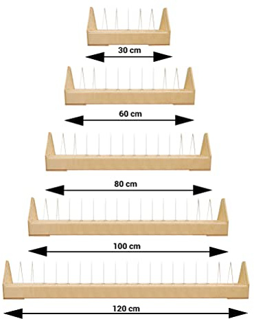 Futtertrog Geflügel-Trog Futtertrog für Vögel/Tauben aus Holz 37/70/90/120cm (120cm)