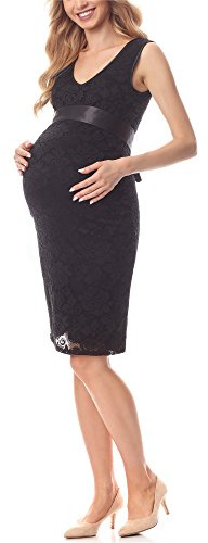 Be Mammy Robe Soirée en Dentelle Grossesse Maternité BE20-232
