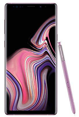 Samsung Galaxy Note9 Display 6.4, 128 GB Espandibili, RAM 6 GB, Batteria 4000 mAh, 4G, Dual SIM Smartphone, Android 8.1.0 Oreo, Viola (Lavender Purple)