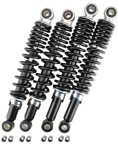 Stoßdämpfer Tieferlegung Set schwarz 280 mm + 300 mm kompatibel mit Simson Schwalbe KR51 Star