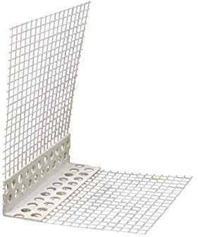 10 x Handelskönig Gewebeeckwinkel 80 x 120 mm je 240 cm = 24 m Eckwinkel Kantenwinkel Kantenprofil Fassade Eckprofil Gewebe Dämmung
