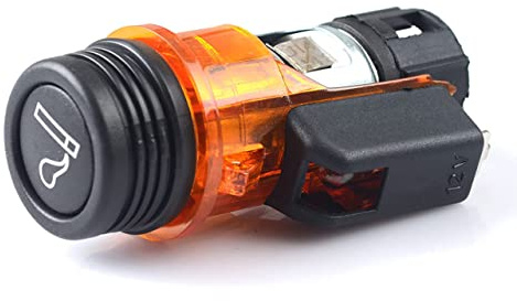MKAREPART Encendedor de Cigarrillos y Toma de Corriente de 12V para Coche, Compatible con FIAT Bravo, Brava, Grande Punto, Doblo, Stilo, Nemo, Bipper 759155, 735467047, 735460686, 8227C8