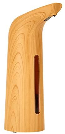 NICHANGHUA 400ML Automatic Soap Dispenser Hands-Free Non-Contact Disinfectant Bathroom Dispenser Sensor Kitchen Liquid Soap Dispenser (Color : Light Wood Grain)