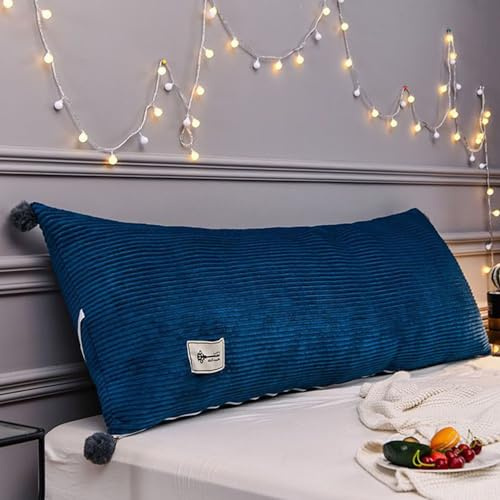 Lesekissen für Bett und Sofa Lehnenkissen Bett Kopfteil Kissen Weiches Rückenkissen, 60/80/180/120cm Lendenkissen Waschbar Sofa Rückenpolster mit Entfernbar Waschbarem Bezug ( Color : #3 , Size : 60x4