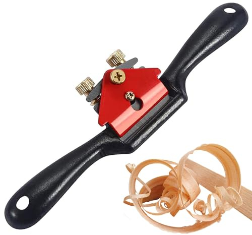 Handhobel für Holzbearbeitung,10 Zoll Verstellbare Metallklinge Schweifhobel Schabhobel Klein Schweifhobel Verstellbare Hobel Holzbearbeitung für Hartholz Carpenter Holzschnitzer