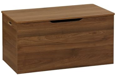 sweeek - Coffre. Bout de lit décor Bois de Noyer