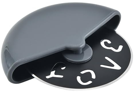 Rueda para cortar pizza a mano, cortador de pizza, cortador de pizza, apto para lavavajillas, cortador de pizza manual para el hogar, cocina, dormitorio, restaurante