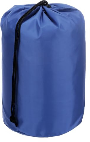PATIKIL Saker säck, 23 x 40 cm vattentät utomhus förvaringssäck bärbar dragsko dammklaffväska lätt sovsäck för camping vandring resor, marinblå