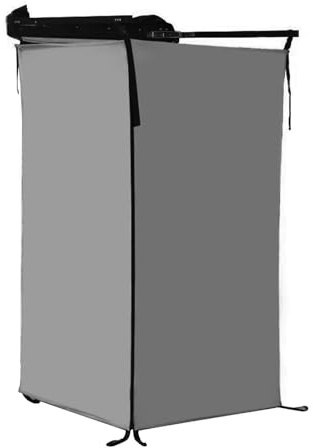 LOVIVER Tente de Douche Latérale pour Véhicule, Tente Douche RV Latérale, Abri Sanitaire Portable, Vestiaire, Salle de Bain de Randonnée, Toilettes Extérieures pour Longs Trajets, Fourgonnette, Plage
