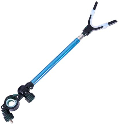 VIVIWI Supporto telescopico per canna da pesca, estensibile, rotazione di 90 gradi, sgancio rapido, fissaggio per canna da pesca posteriore