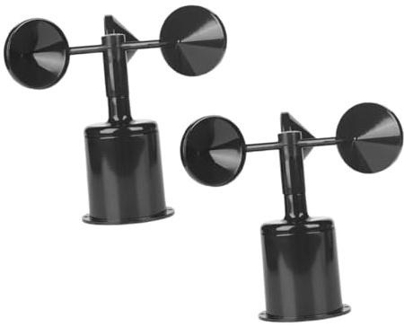 Gadpiparty 2 Pezzi Custodia Protettiva in ABS per Anemometro e Indicatore di Direzione del Vento da Resistente e Antiusura per Stazioni Meteorologiche e Osservazioni Ambientali
