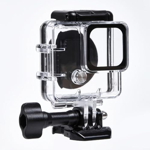 HEIBTENY Custodia protettiva per Insta360 GO ultra impermeabile con struttura in vetro temperato, design compatto trasparente che offre una protezione affidabile della fotocamera (macchina singola)