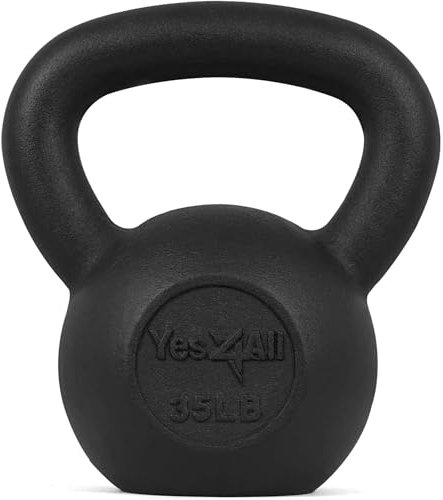 Yes4All KJ24 Kettlebell aus Gusseisen, 15.8 kg