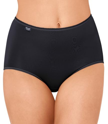 Sloggi Women's 24/7 Microfibre Maxi C3P, BLACK