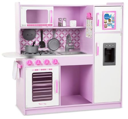 Melissa & Doug 14002 Rosarote Chefkochküche aus Holz