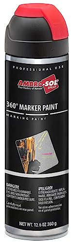 Ambro-Sol V403FLUO arbetsmarkör, 500 ml) röd färg