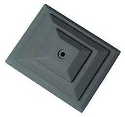 15 x Linic Plastic Grey Fence Post Cap for 4 x 3 Fence Post (100mm x 75mm). Rot Proof. (GT0055). UK Made. Free UK Postage