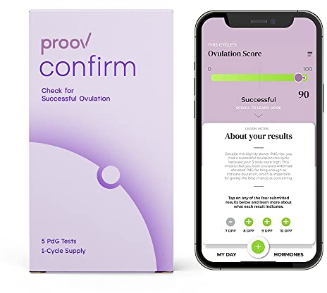 Proov PdG - Progesteron-Metabolit-Test | 1 Zykluspaket | Funktioniert hervorragend mit Ovulationstests | 5 PdG-Teststreifen