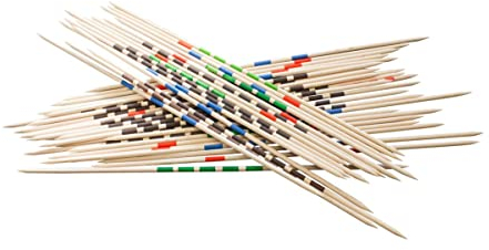 GICO Mikado Spiel XL aus hochwertigem Buchenholz, Länge 49 cm - Made in Germany - 102