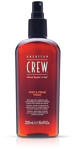 American Crew Prep & Prime Tonic, Tonico Humectante para Cortar y Peinar 250ml