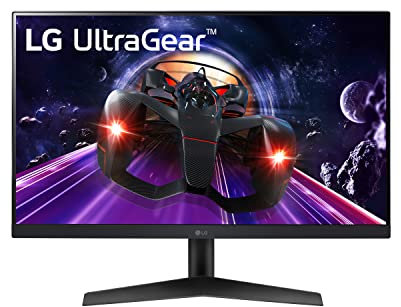 LG UltraGear Monitor 24GN60R-B, 23.8-inch, IPS Display, 144Hz, 1ms (GtG), 1920 x 1080, sRGB 99% (Typ.), HDR10, AMD FreeSync Fremium, Stylish Design
