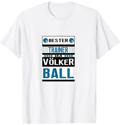 Herren Völkerballtrainer Teamchef Training Völkerball Trainer T-Shirt