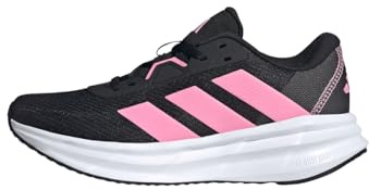 adidas Mujer Galaxy 7 Running Shoes, Core Black/Bliss Pink/Carbon, 40 EU
