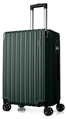 FLIEE Medium Suitcase Hard Shell|TSA 3 Digit Combination Lock |Lightweight Suitcase |4 Dual Spinner Wheels| Aluminum Telescopic Handle | Medium 24 Hold Check in Luggage (Green, Medium 24)