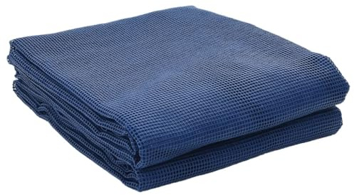 vidaXL Zeltteppich Blau 4x3 m
